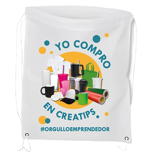 Mochila Con Cordón Poliéster