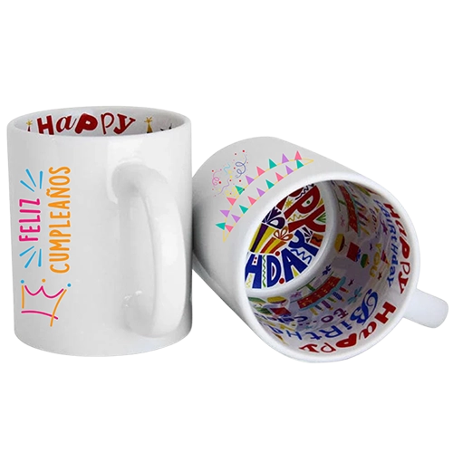 Taza Blanca De Cumpleaños 11 Oz