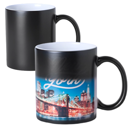 Taza Mágica Brillante Y Mate 11 Oz
